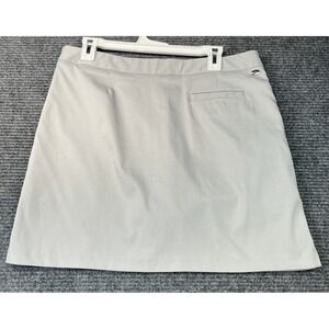 Greg Norman Perfect Fit Golf Skort Womens 10 Light Gray PreLoved
